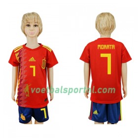 Spanje Morata 7 Kind Thuis Tenue WK voetbal 2018